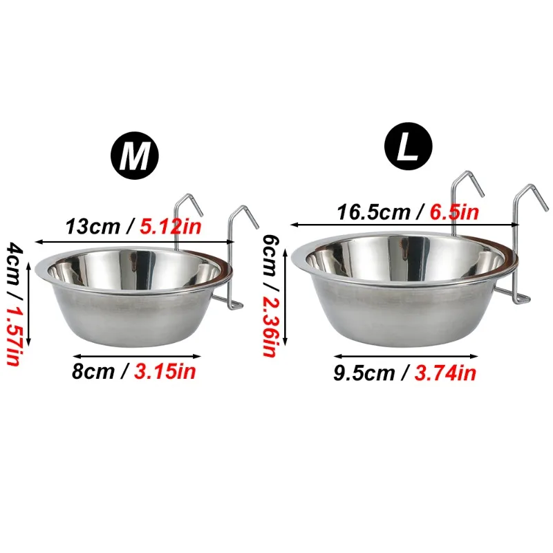 Tazón colgante multifuncional para alimentación y baño