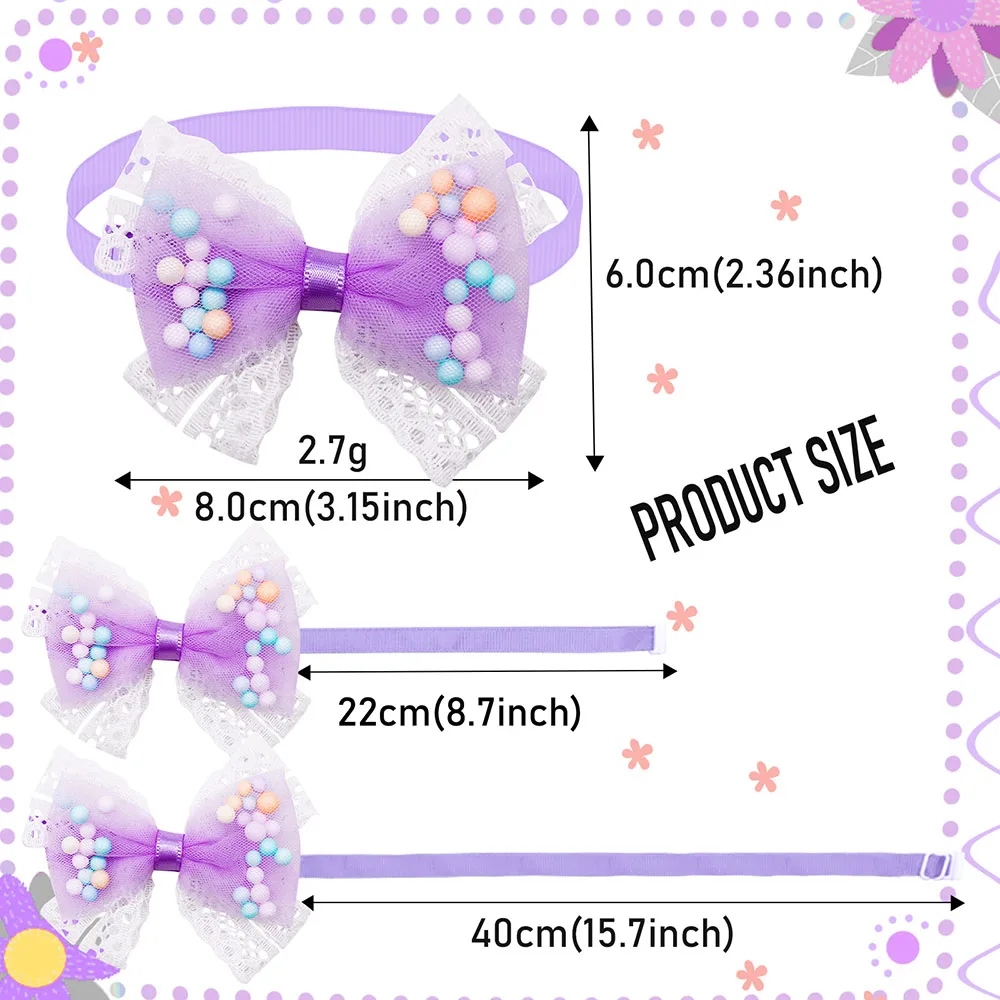 Lazos ajustables para perros – Accesorio elegante de cuello - imagen 4