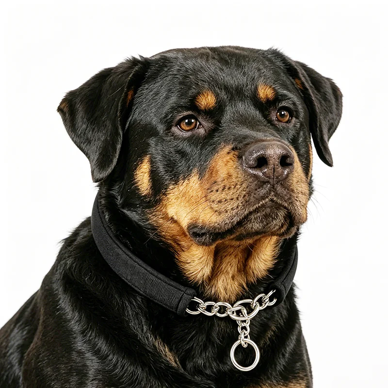 Collar de adiestramiento para perros con anilla en P y funda - imagen 2
