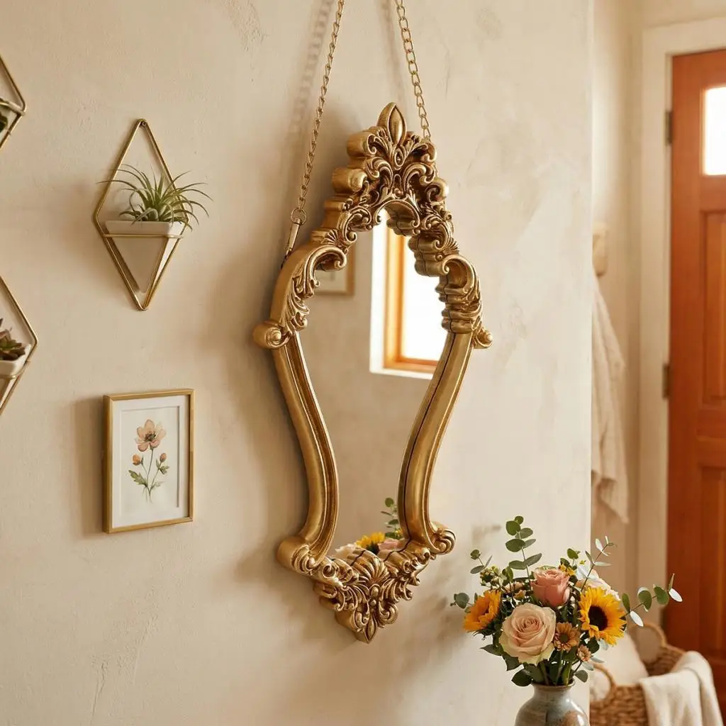 Espejo decorativo de pared para colgar