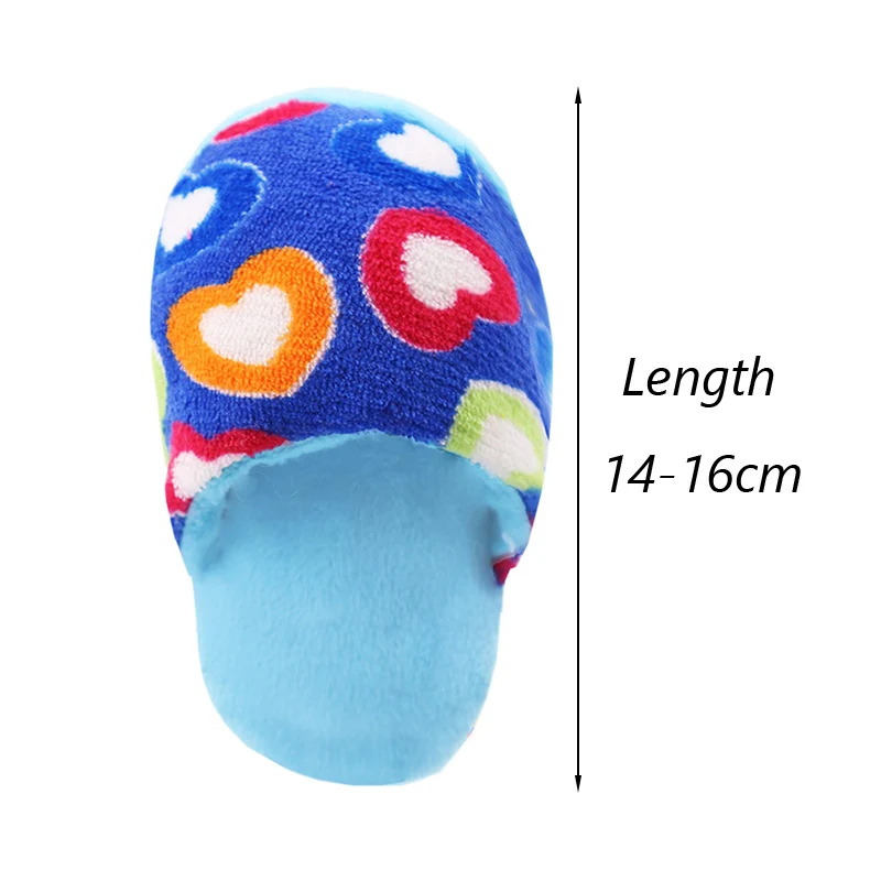 Zapatita de felpa con chirriador para cachorro