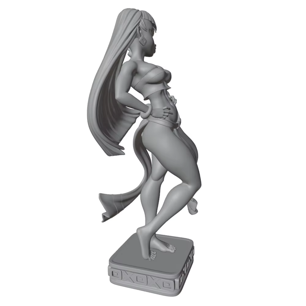 Miniatura 3D de mujer para juegos de rol y colección - imagen 5