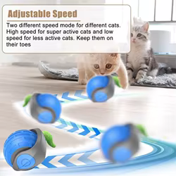 Pelota interactiva automática para gatos y cachorros – Recargable USB