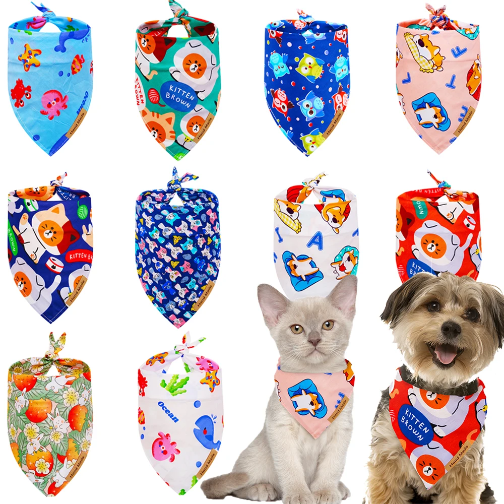 Pañuelos de verano para perros y gatos pequeños, bandana - imagen 2