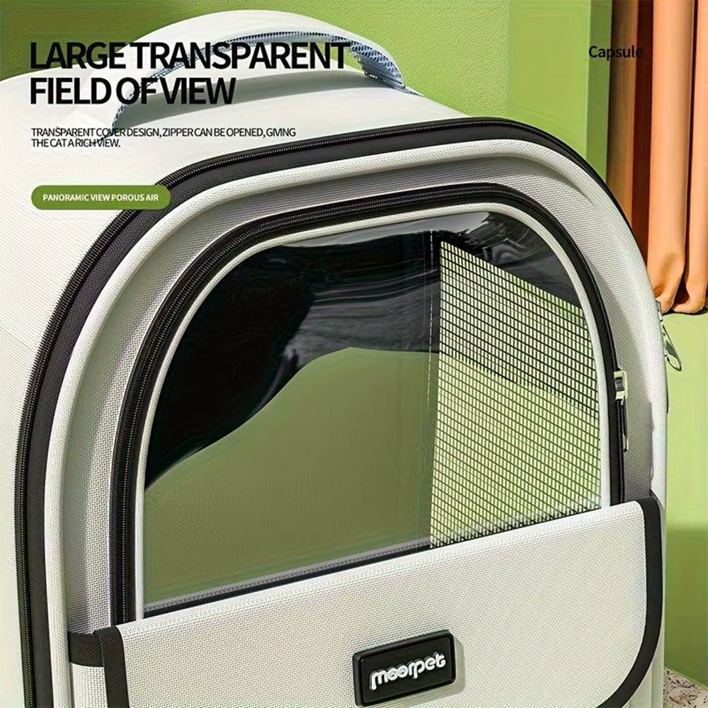 Mochila de transporte para gatos con abertura lateral transpirable - imagen 2