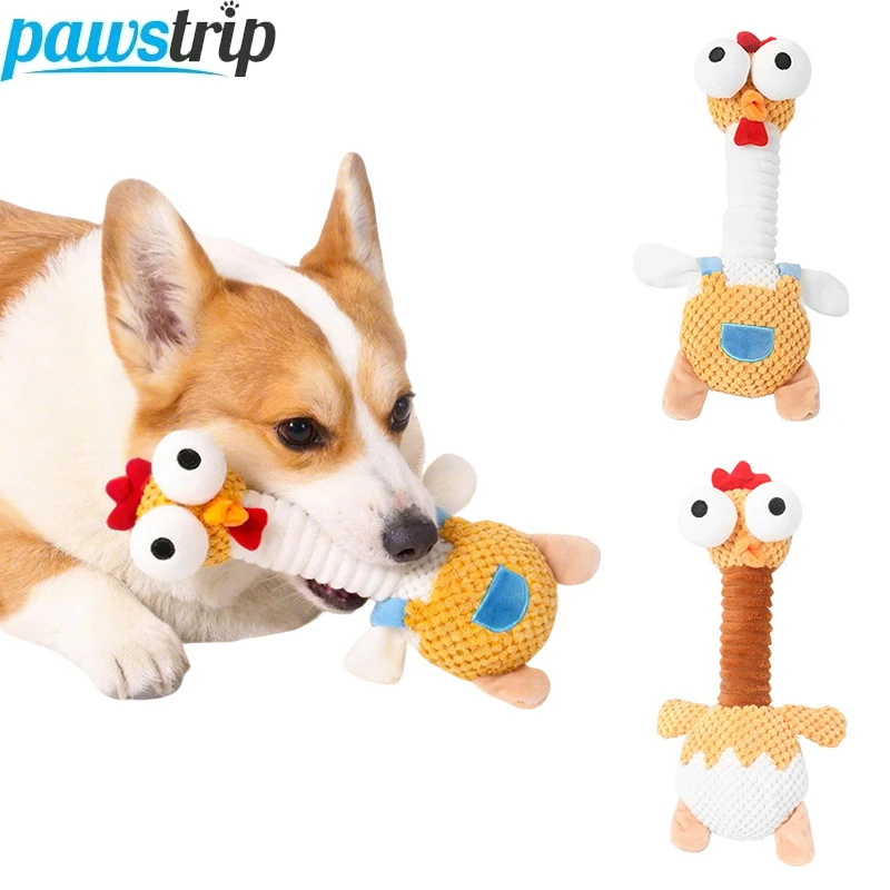 Juguetes de peluche chirriantes para perros y cachorros – masticar - imagen 2