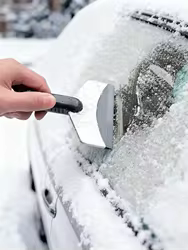 Rascador de hielo para coche, cepillo limpiaparabrisas invierno