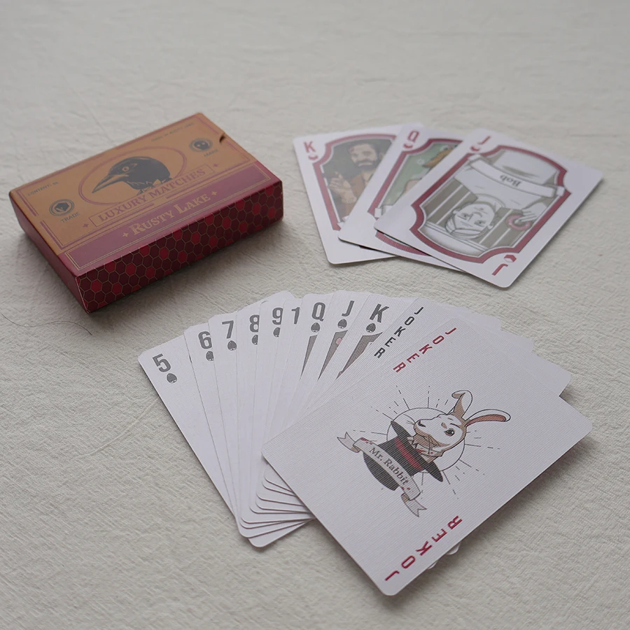 Cartas de póquer vintage con dibujos de animales – juego familiar - imagen 4