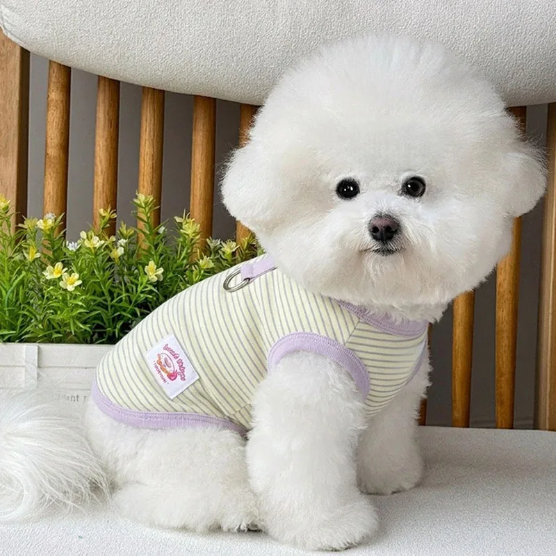 Ropa de verano sin mangas para perros York, vestido tul tutú - imagen 4