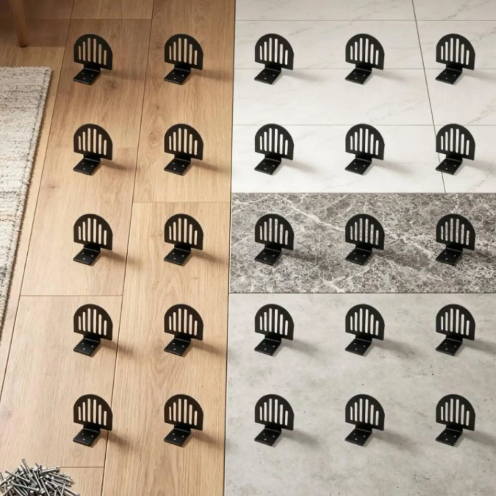 Protector contra Nieve para Techos Metálicos, Juego de 25 Piezas con Tornillos