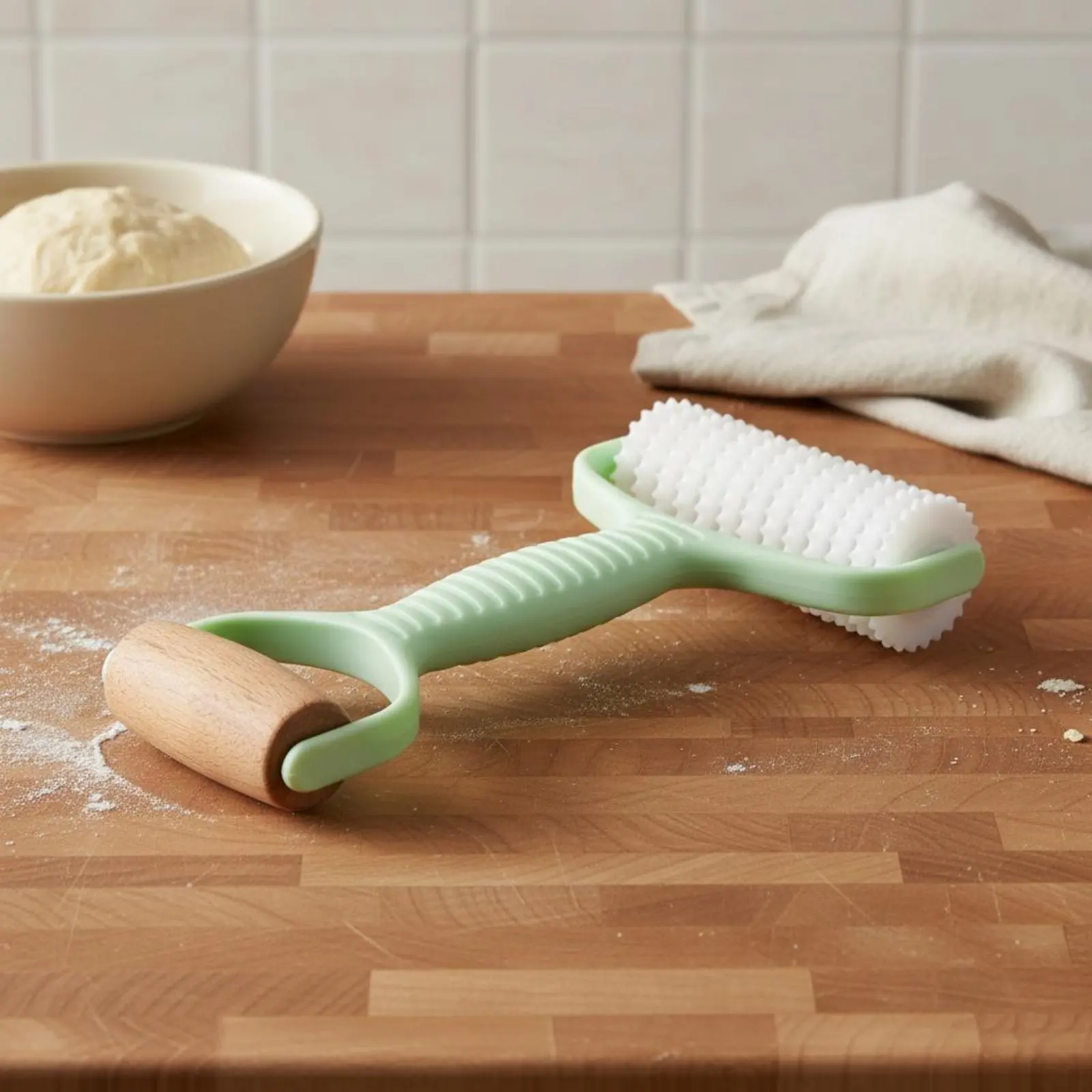 Rodillo de repostería de doble cabezal para dumplings con agarre cómodo - imagen 4