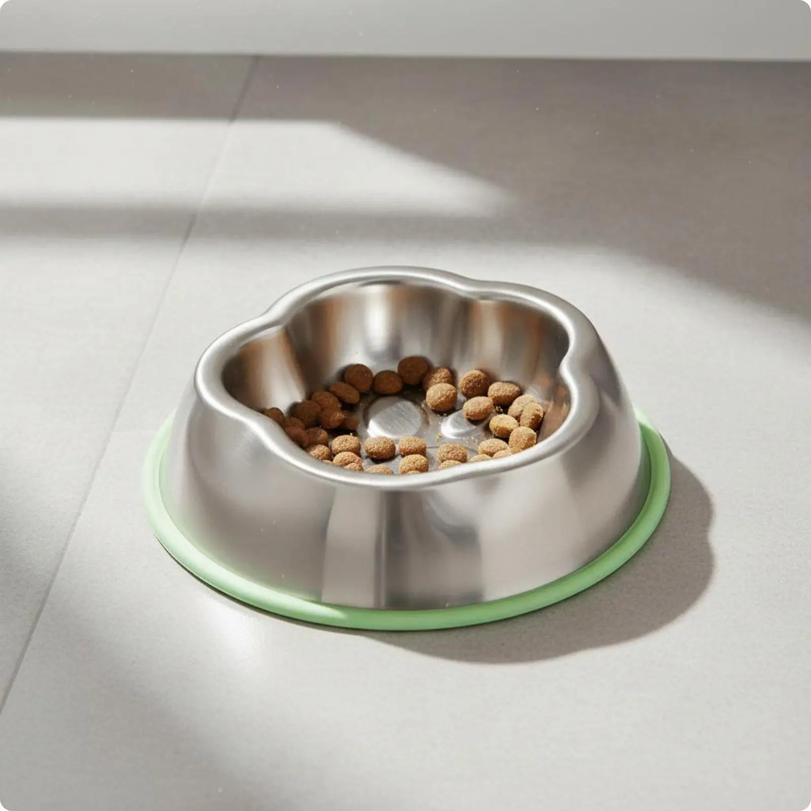 Comedero elevado acero inoxidable para perros con base antideslizante - imagen 3