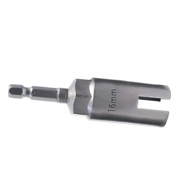 Porta-puntas de acero resistente para tuercas de mariposa 8mm