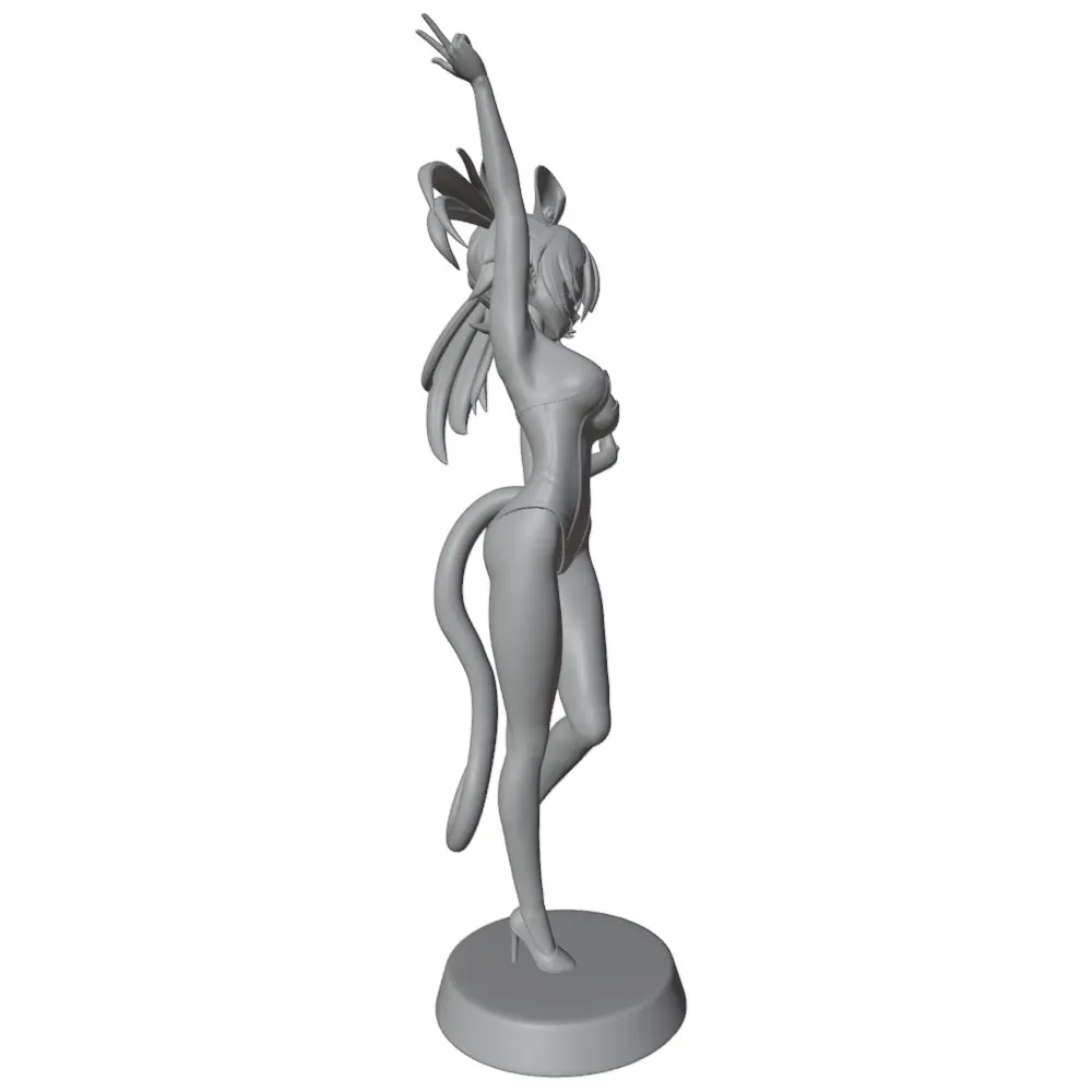 Figura Resina 1/24 Chica Sexy – Kit Miniatura DIY para Pintar, 75mm - imagen 4