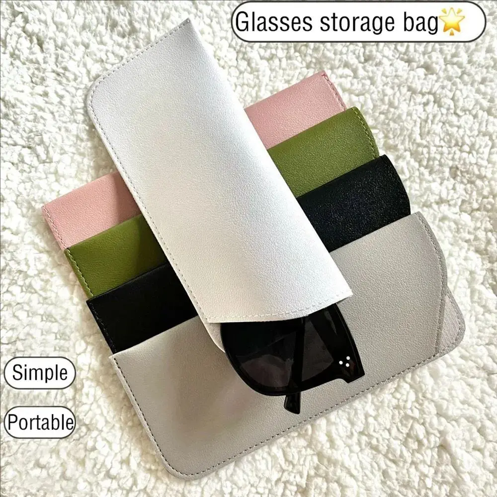 Funda estuche suave portátil para gafas de lectura, cuero PU - imagen 5