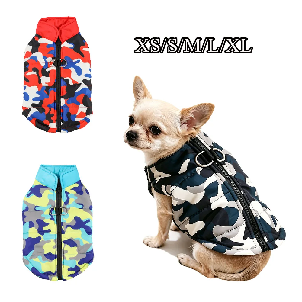 Abrigo cortaviento de camuflaje para perros pequeños, como Yorkshire - imagen 3