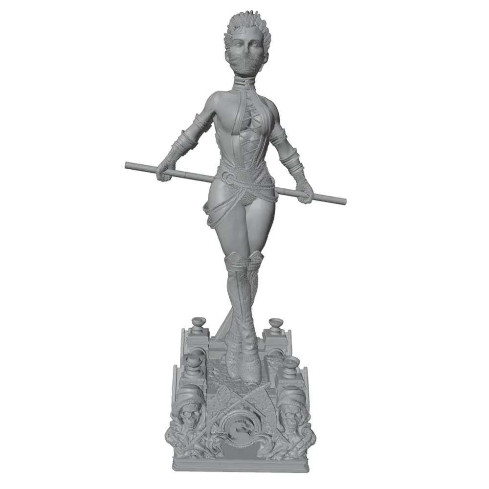 Miniatura GK de resina gris impresa en 3D, DIY sin pintar y sin montar - imagen 3