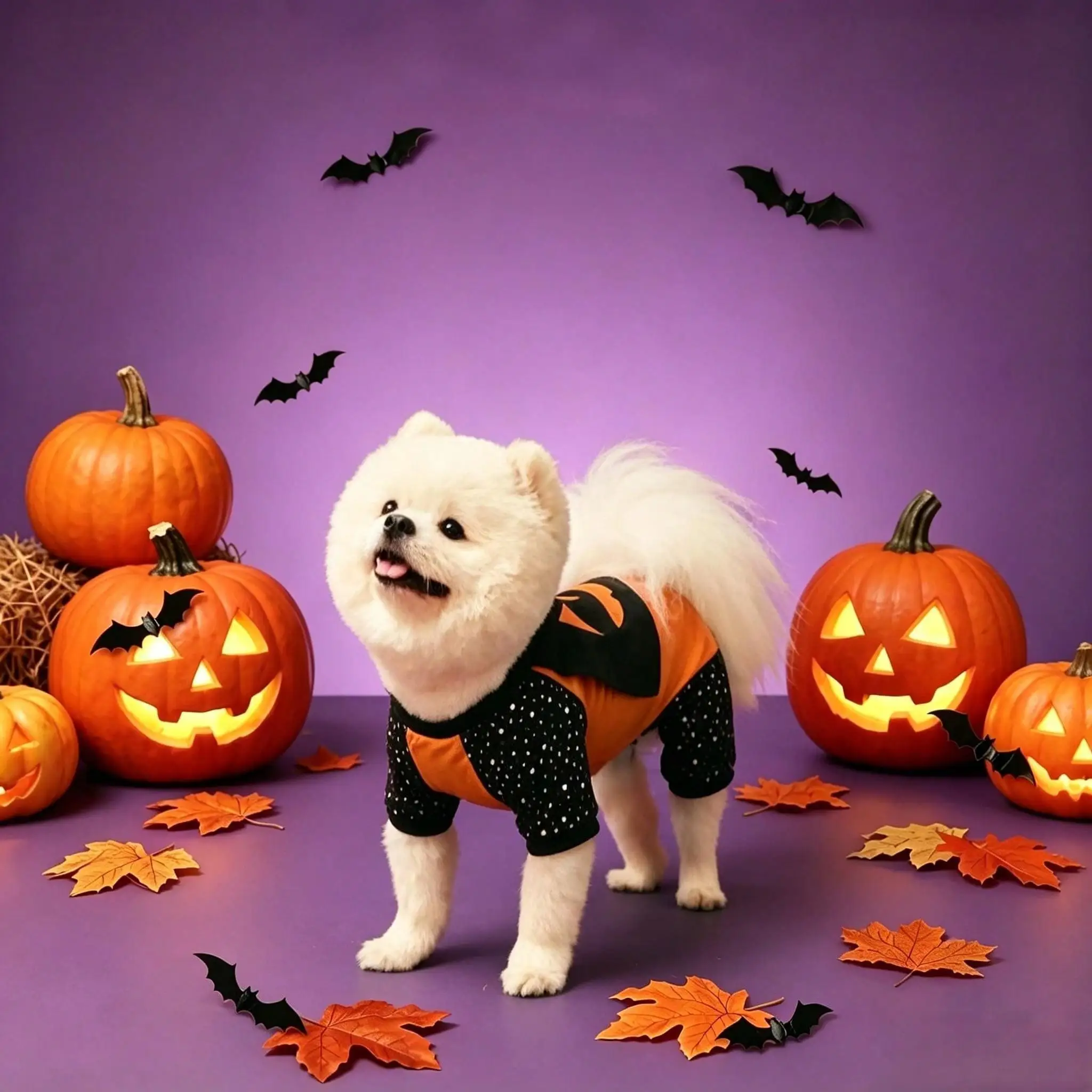 Perro con disfraz de Halloween