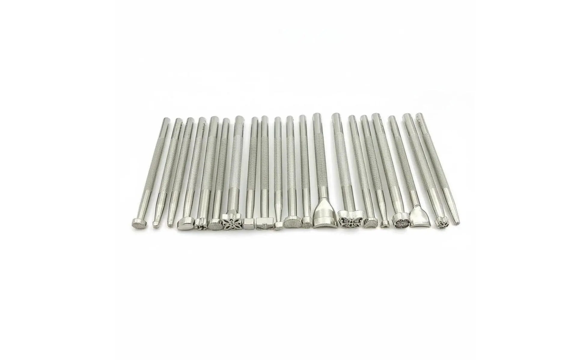 Kit de 20 sellos para cuero con diseños variados