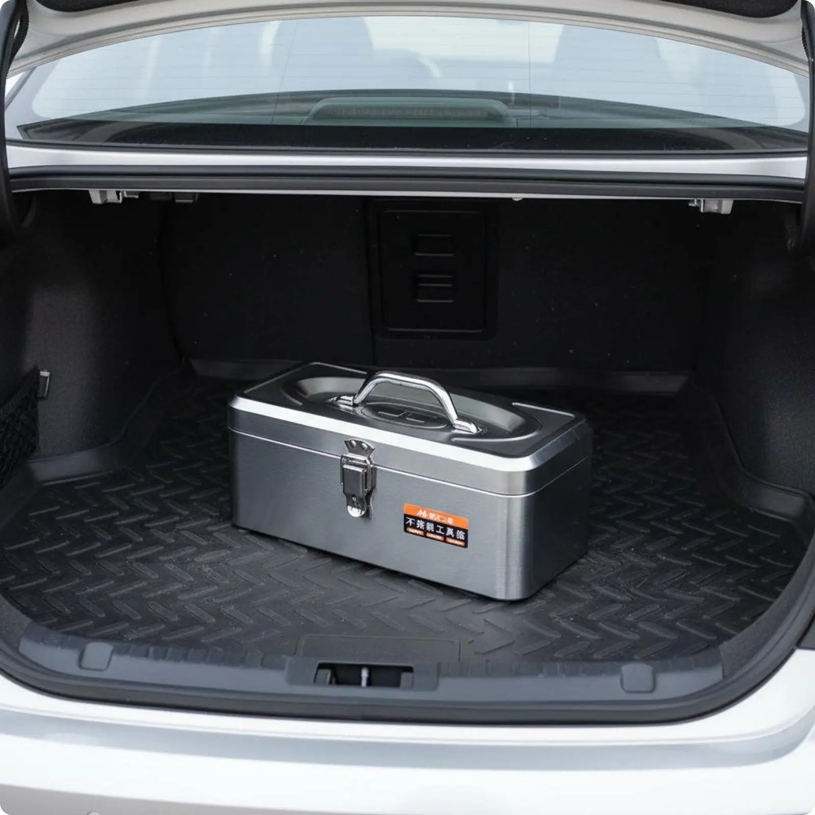 Caja de herramientas acero inoxidable industrial para garaje y coche