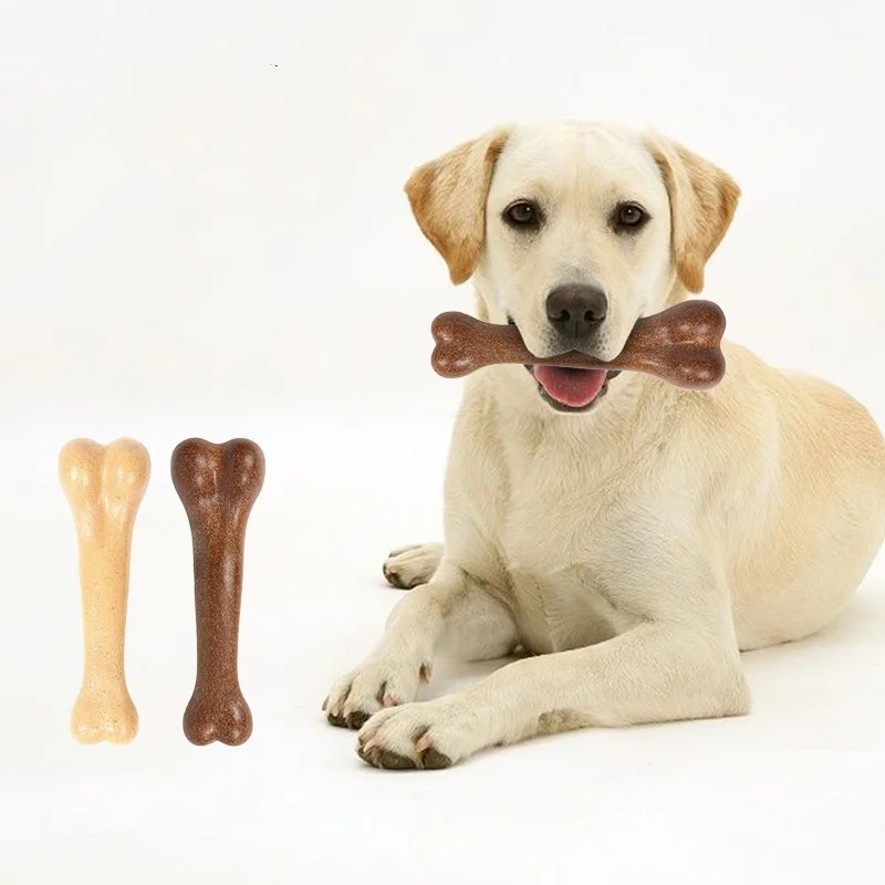 Hueso masticable dental para perros – Juguete limpieza bucal