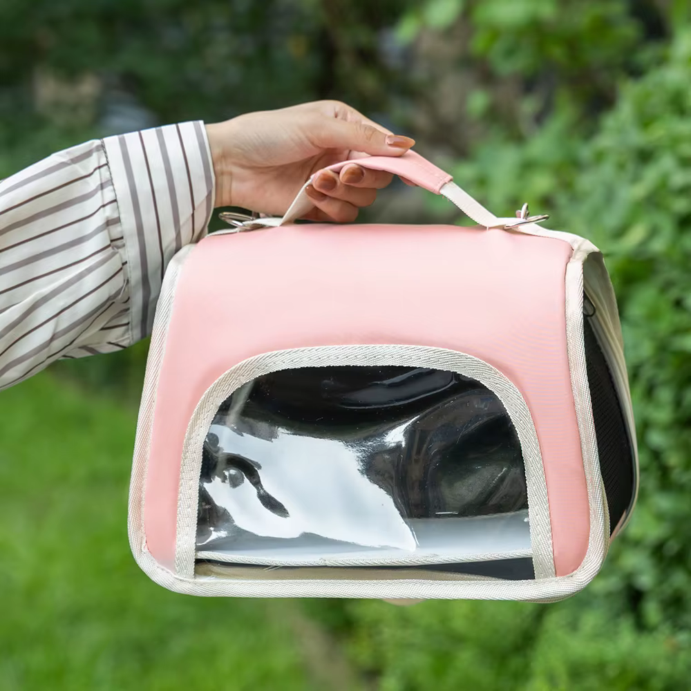 Bolsa de transporte transparente para hámster, cobaya y erizo - imagen 3