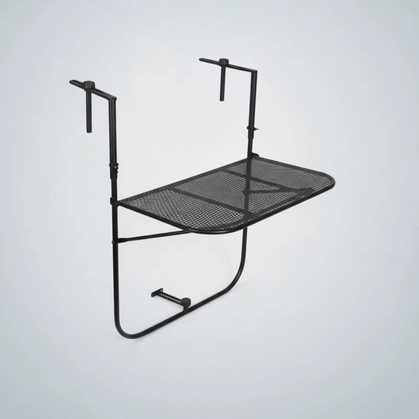 Mesa colgante para balcón plegable con malla perforada para gatos - imagen 2