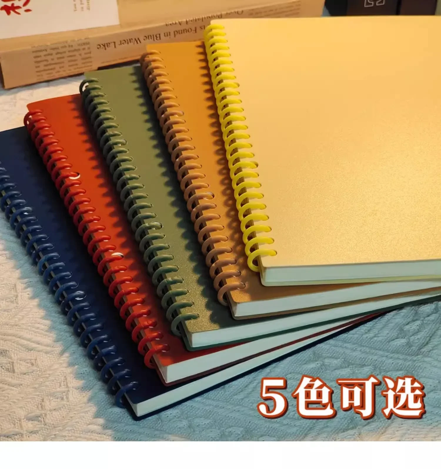 Cuaderno espiral retro A5 interior líneas
