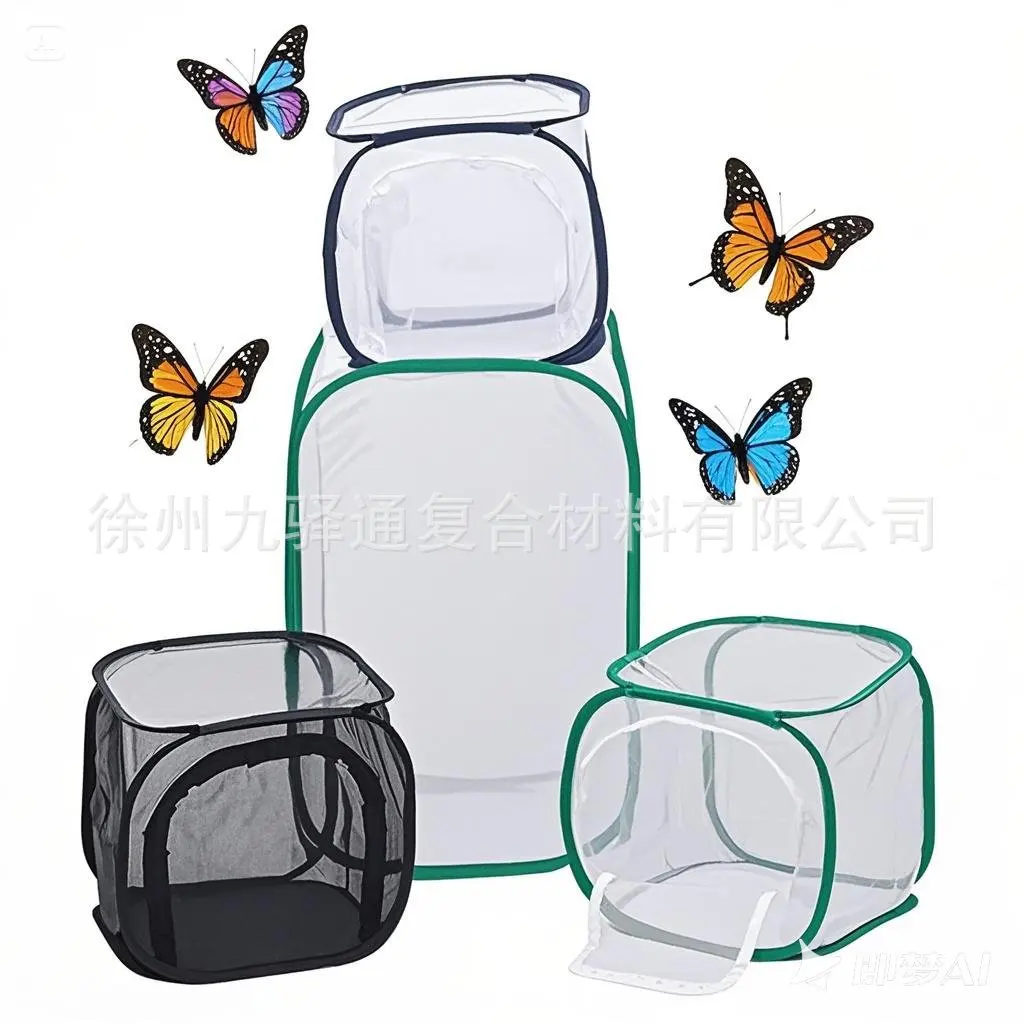 Criadero Plegable para Mascotas Pequeñas – Jaula de Malla con Panel Transparente - imagen 5