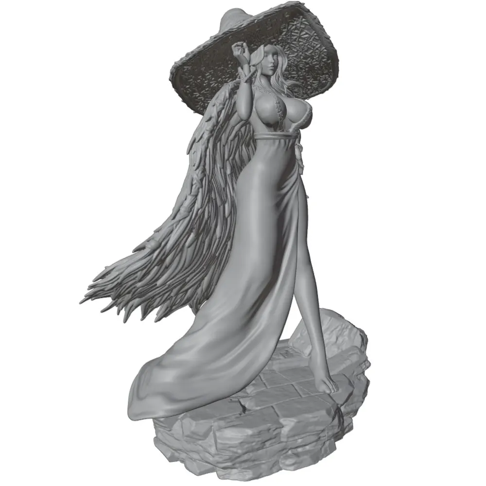 Figura de resina para modelismo a escala 1:24 sin pintar