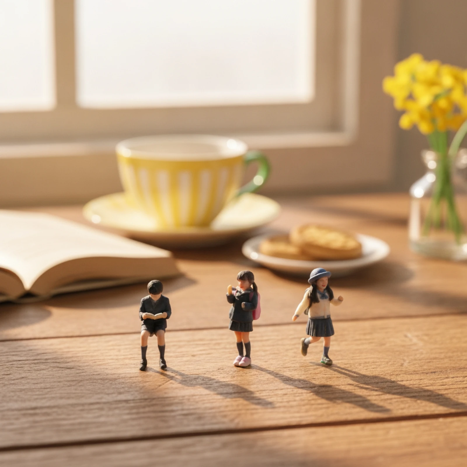 Figuras escolares miniatura realistas – Set 3 piezas detalladas - imagen 4