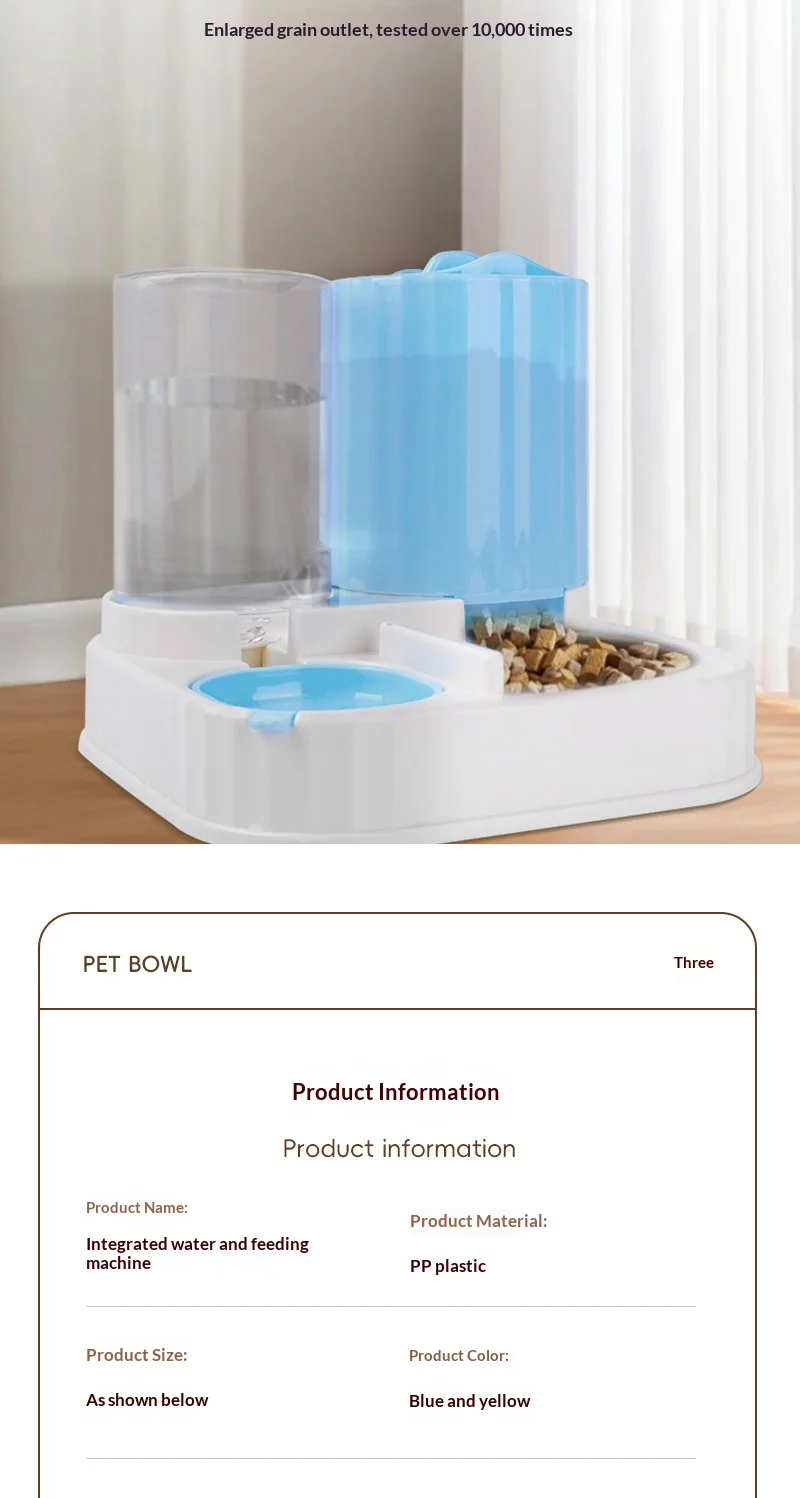 Aspecto del dispensador automático para mascotas