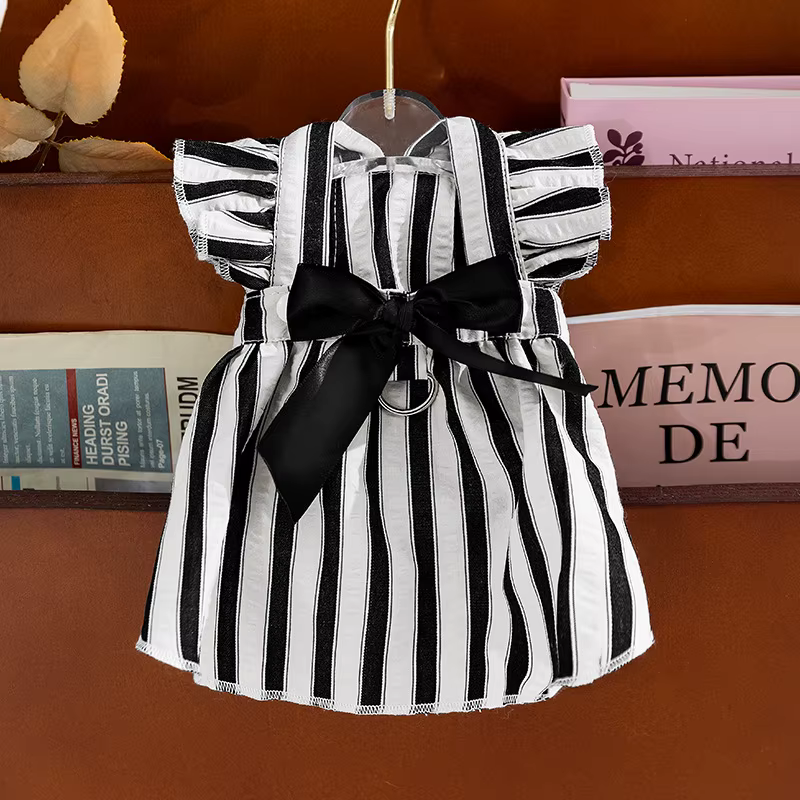 Ropa verano para perro Chihuahua: vestido transpirable con lazo - imagen 4