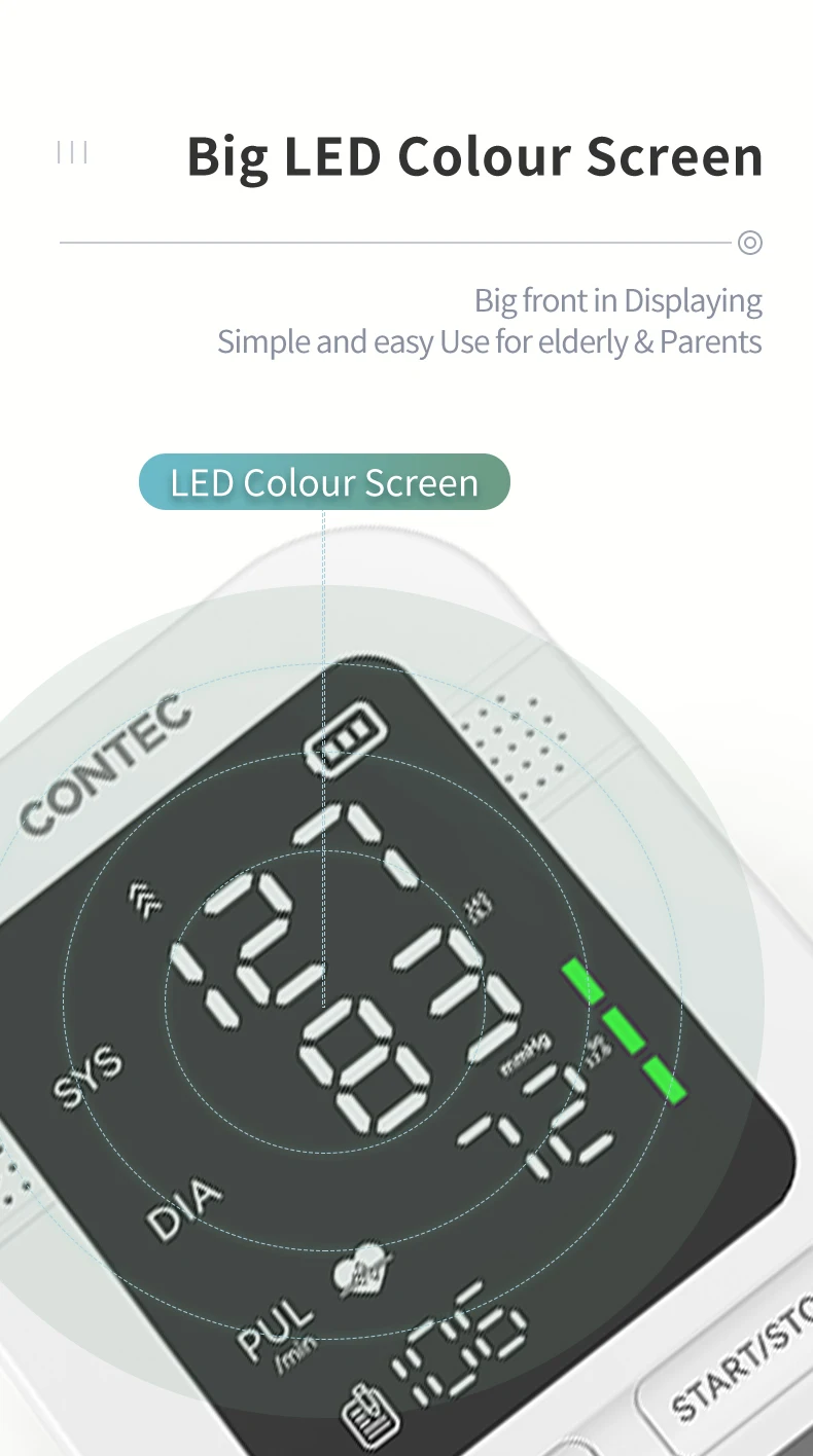 Monitor Contec en uso doméstico