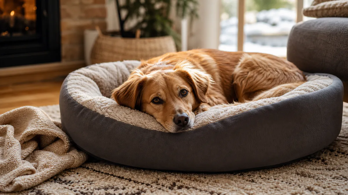Camas calentitas para perro: las mejores opciones para el invierno